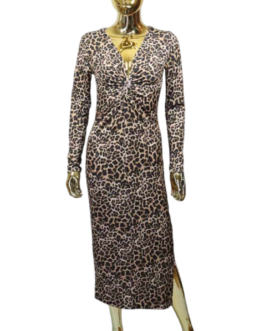 Sukienka SYLVIA pantera jasna