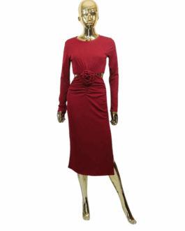 Sukienka Rafaela burgund