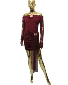 Sukienka NADIA bordo