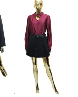 Koszula bling bling burgund