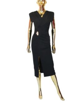 Sukienka DIANA większa czarna