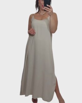 Sukienka NIEGNIOTKA beż