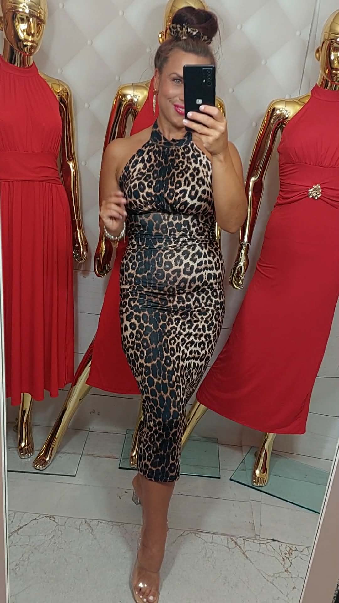 Sukienka ELSA pantera