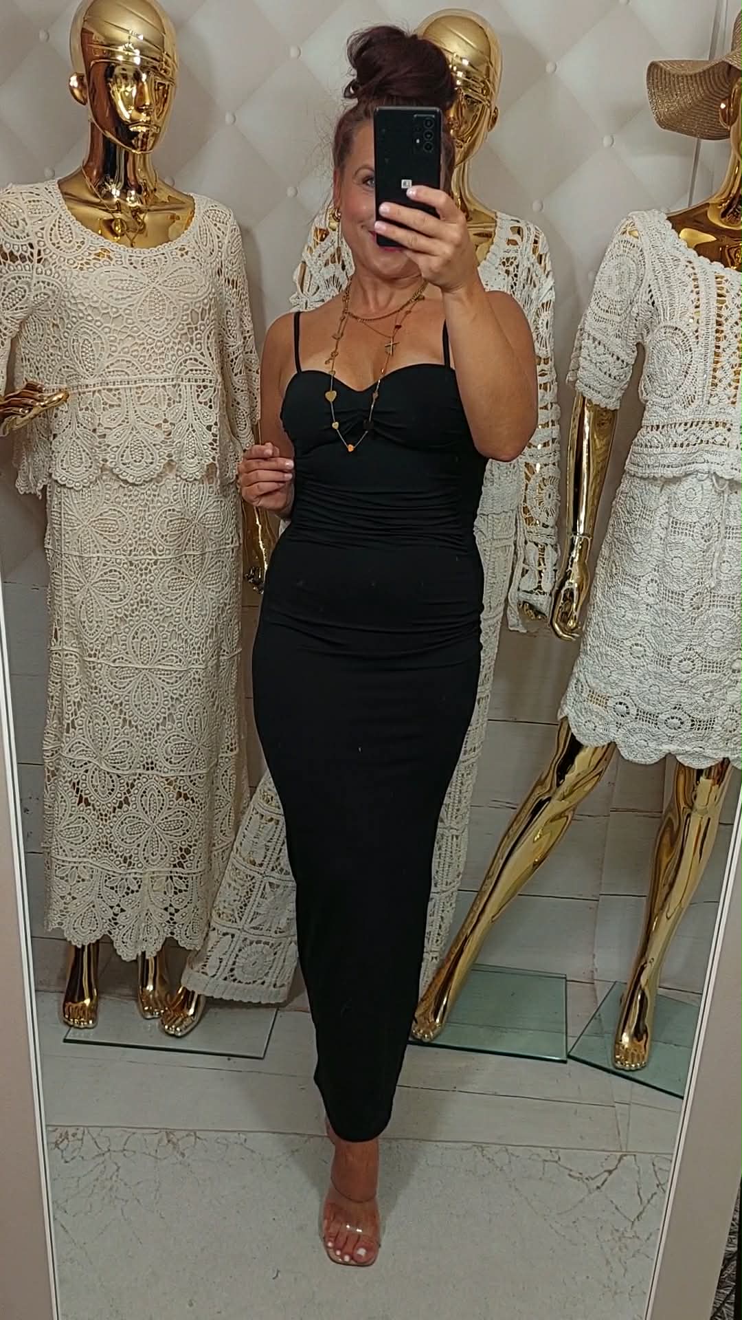 Sukienka maxi MAYA czarna