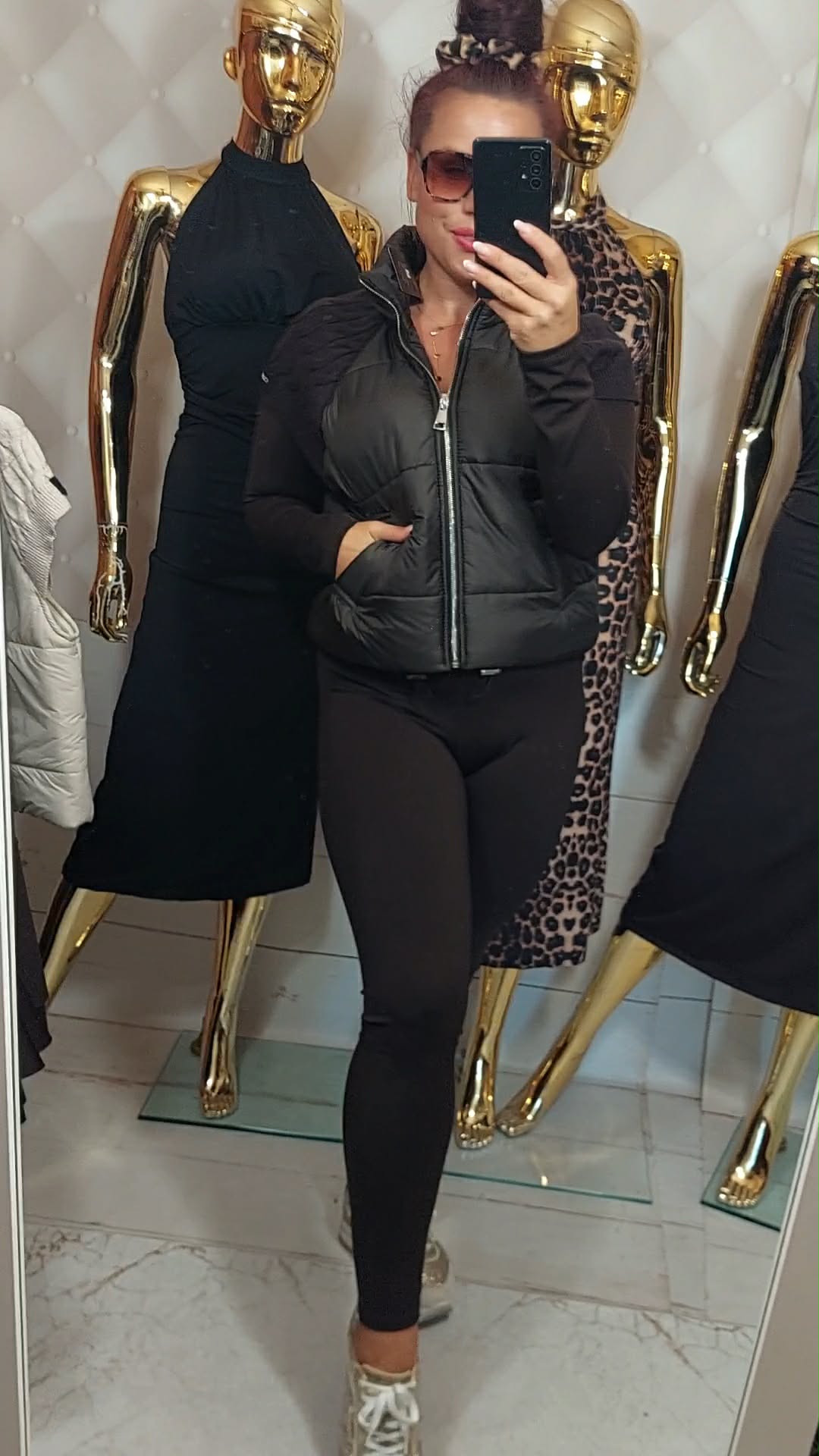 Bezrękawnik VOGUE czekolada