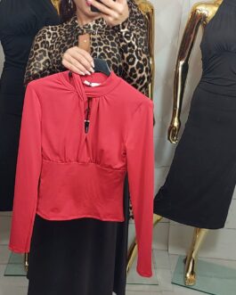 Bluzka LUNA ELEGANCE czerwona