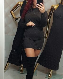 Sukienka SPARKLE czekolada