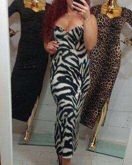 Sukienka NATALI zebra