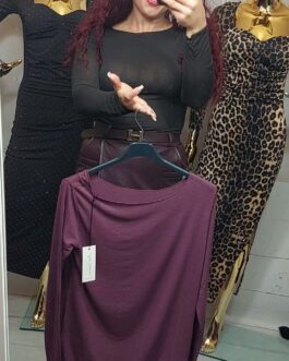 Bluzka CASHMERE śliwka