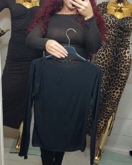 Bluzka CASHMERE czarna
